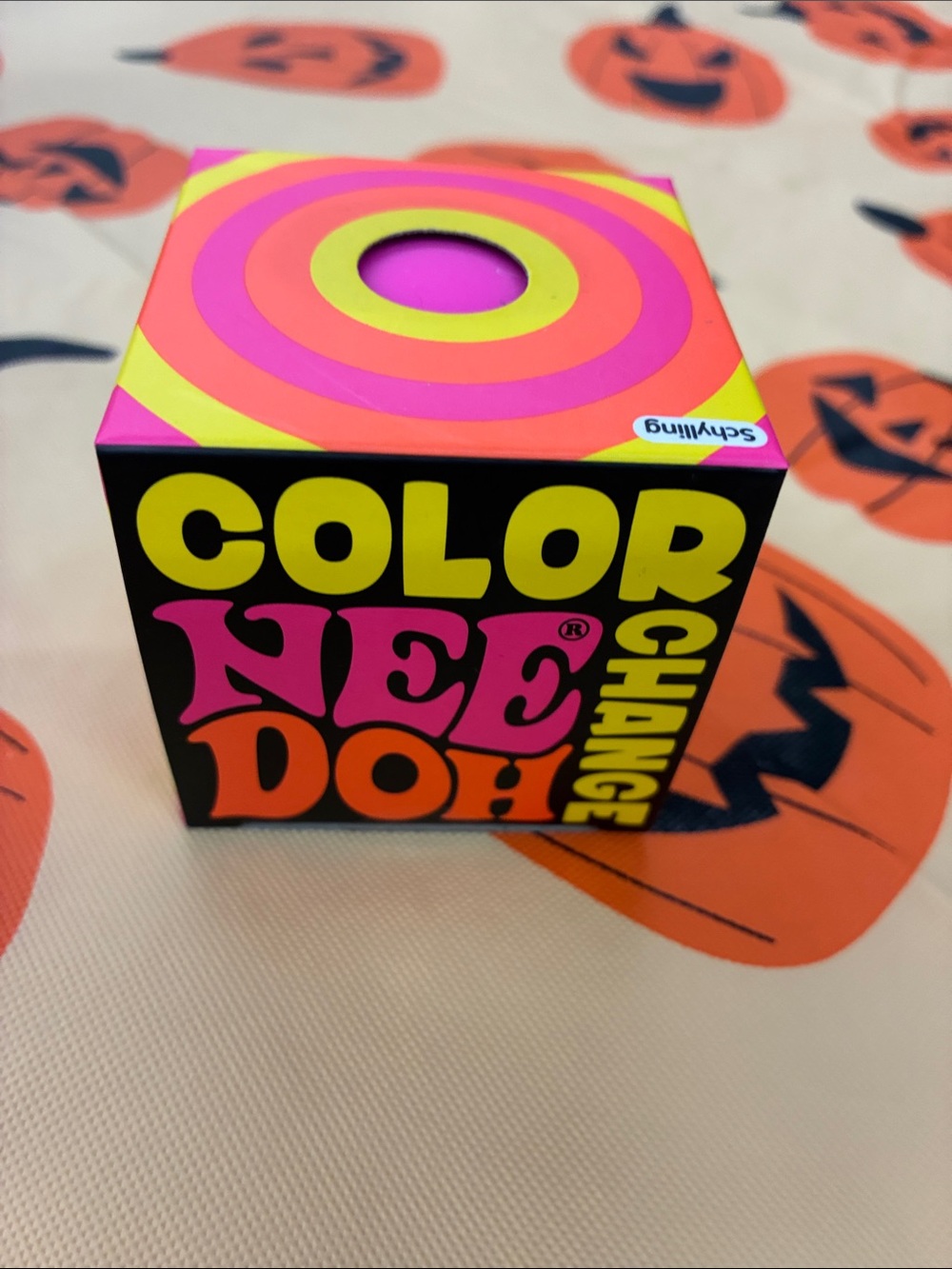 Nee Doh Color Change Sensory Ball - Neon Pink,
